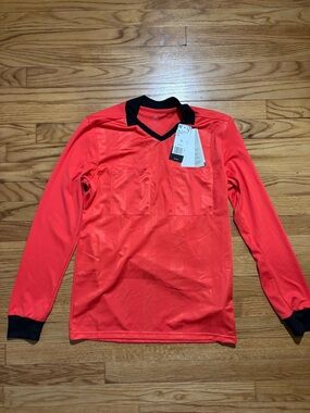Adidas Climalite Referee 18 Long Sleeved V-Neck Jersey Men’s Sz New!